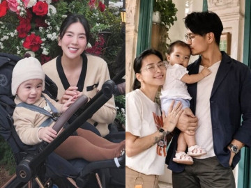 2 con sao Việt "ngoại giao" khắp cả phố: Ái nữ Ngô Thanh Vân về quê ngoại Na Uy, quý tử Mai Ngọc gặp ai cũng chào