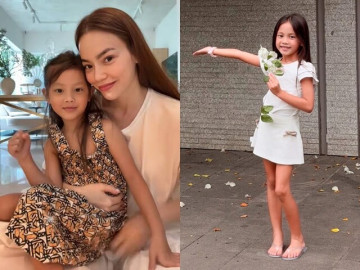 Hồ Ngọc Hà phải "vừa thiền, vừa uống trợ tim" khi dạy học cho con gái Lisa, em bé lai là "bản sao" của mẹ