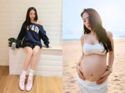 Bà bầu - Ái nữ đại gia Việt khoe bụng bầu lần 5 ở tuổi 27, được khen "hợp chửa" vì ngày càng xinh