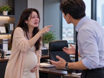 Bà bầu - Bế bầu bí mật lên công ty thăm chồng, nhìn hộp cơm anh ăn dở, tôi cay đắng biết mình bị “cắm sừng”