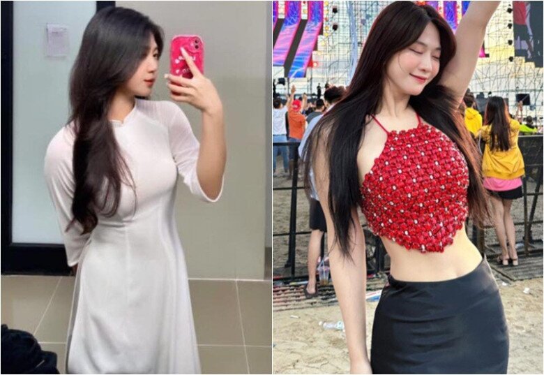 Chip (ảnh trái) được khen ngợi có nét mặt rất giống MC VTV Lê Bống (ảnh phải).