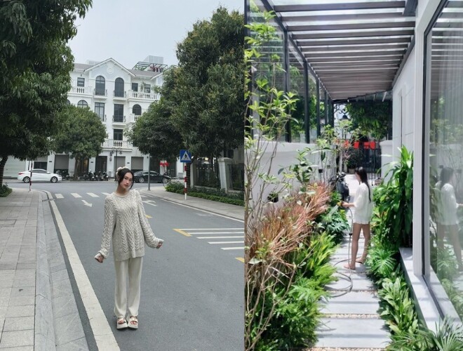 Bé gái xinh nức tiếng Hà Nội 19 tuổi là mỹ nhân Hoa hậu VN, đẻ con cùng cầu thủ 1m87 được tặng lâu đài 4 tầng - 10