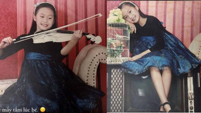 Doãn Hải My thừa hưởng nhan sắc từ bố mẹ, được tạo điều kiện theo học múa, đàn, vẽ từ nhỏ.