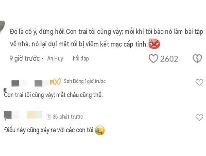 Mẹ hốt hoảng vì mắt con sưng to như quả trứng gà, nguyên nhân phía sau ai cũng amp;#34;dở khóc dở cườiamp;#34; - 4