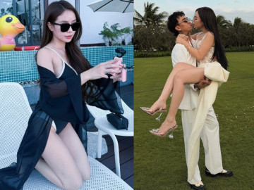 Hot girl TP.HCM 2 năm sinh 2 con rồi làm mẹ đơn thân, giờ U30 được chồng chiều như em bé, hết lòng chăm con riêng