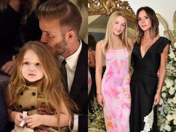 Yêu con - Harper Beckham cầu xin mẹ gọi điện cho nhà trường vì bị cấm trang điểm đi học, phản ứng của vợ David Beckham gây bất ngờ