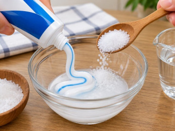 Nhà đẹp - Trộn muối ăn với kem đánh răng giải quyết ngay nhiều rắc rối trong nhà, tôi tiếc hùi hụi vì không biết sớm hơn