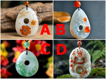 Yêu - Trắc nghiệm: Chọn một miếng ngọc bội, bóc trần bí mật nửa kia đang giấu bạn, đáp án khiến nhiều người giật mình