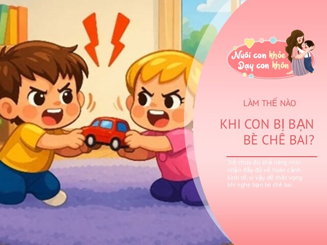 “Bạn chê con nghèo”: Câu trả lời của mẹ giúp con tự tin hơn