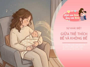 Nên bế bé nhiều hay để nằm nhiều? Câu trả lời nằm ở 5 điểm khác biệt này