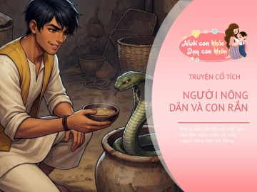 Truyện cổ tích: Người nông dân và con rắn