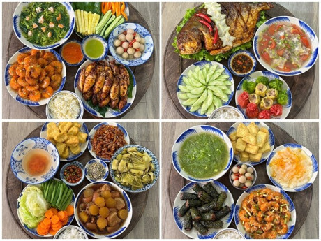 Mẹ đảm chia sẻ 16 mâm cơm vừa ngon lại đậm đà, đẹp chẳng nỡ ăn cho những ngày thu tươi mát