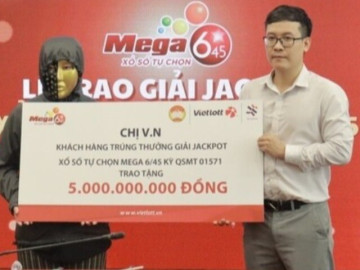 Người phụ nữ ở An Giang trúng độc đắc 200 tỷ đồng