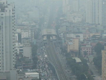 Sáng đầu tuần, Hà Nội ô nhiễm không khí xếp thứ 3 thế giới