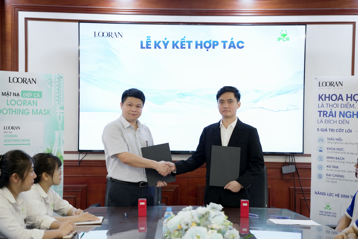 Sự hợp tác với IPCR vì vậy được LOORAN xác định là một phần trong định hướng này, góp phần xây dựng cơ sở chuyên môn phía sau những sản phẩm mà thương hiệu đưa đến người dùng.