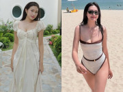 Đẹp - Tiểu thư Hà thành hiếm hoi diện áo tắm sau sinh con với chồng cầu thủ, body đẹp mê khiến dân tình xuýt xoa
