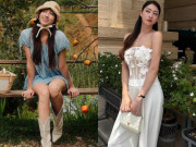 Thời trang - Lương Thùy Linh giản dị ở Đà Lạt