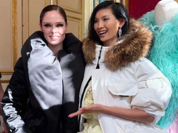 Người mẫu Tú Anh gặp gỡ "Nữ hoàng tạo dáng" Coco Rocha