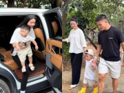 Yêu con - Học trường quốc tế 100 triệu/năm, con trai Quang Hải được bố mẹ đưa đi dã ngoại, Chu Thanh Huyền được khen giản dị vẫn xinh