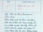 Yêu con - Học sinh lớp 4 viết bài văn kể về bố đạt điểm 10 tuyệt đối, đọc đến đâu giáo viên xúc động đến đó