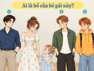 Nuôi con IQ EQ - Người đàn ông nào mới thực sự là bố của bé gái trong hình?