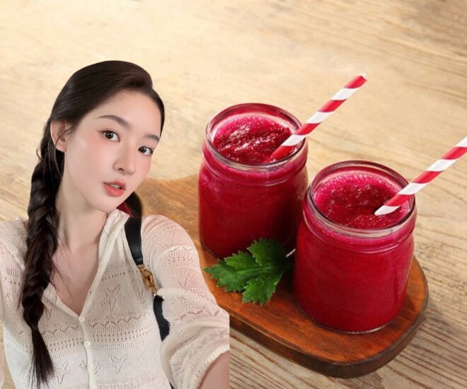 Nhiều chị em bổ sung củ dền vào thực đơn với mong muốn duy trì sắc vóc khỏe đẹp từ bên trong.