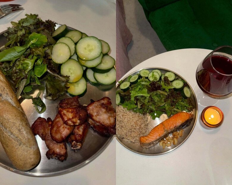 Minh Triệu duy trì chế độ ăn giàu đạm, nhiều rau củ để giữ hình thể.