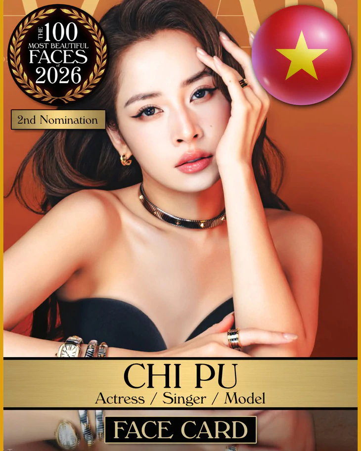 Chi Pu lọt đề cử 100 gương mặt đẹp nhất thế giới do TC Candler bình chọn.