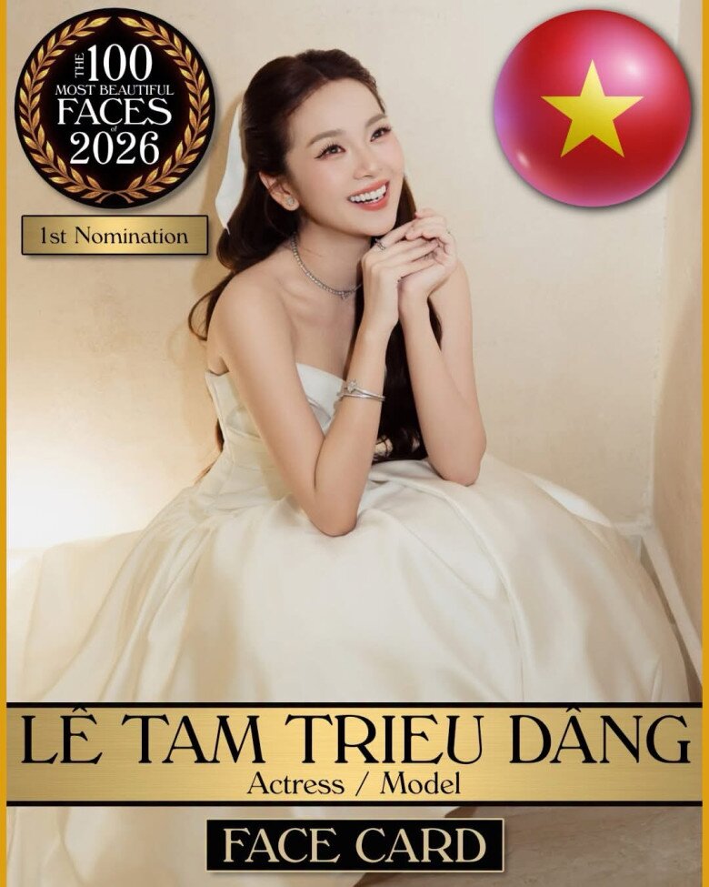 Vừa qua, nữ diễn viên được chuyên trang TC Candler đưa vào danh sách đề cử Top 100 gương mặt đẹp nhất thế giới năm 2026, đánh dấu lần đầu cô góp mặt trong bảng đề cử này.