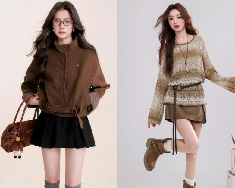 Váy maxi bay bổng, áo blouse tay phồng, chất liệu ren và những chi tiết tua rua là các lựa chọn gợi lên tinh thần boho đặc trưng. Để dễ ứng dụng ở tuổi U40 trong mùa thu, chị em chỉ cần khéo mix cùng một chiếc áo da lộn.