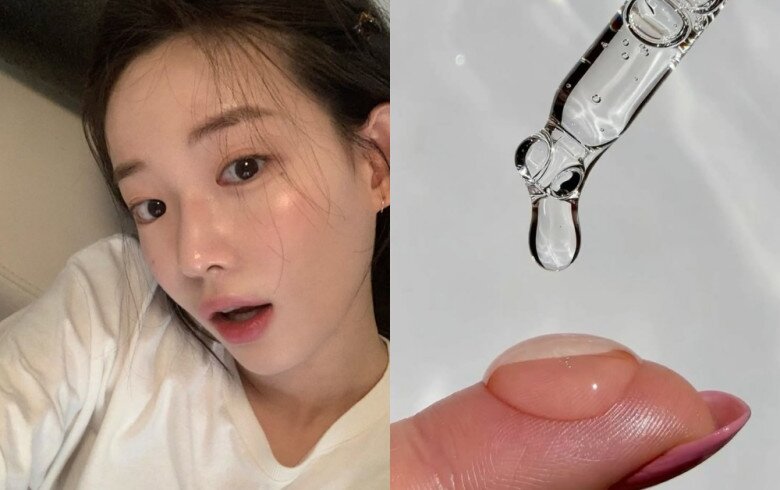 Hyaluronic Acid giúp duy trì độ ẩm, cho làn da căng mịn và giảm nếp nhăn li ti do khô da.
