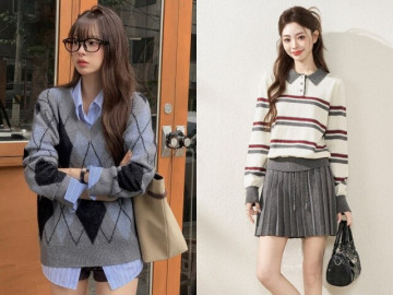 Biến tấu áo len kẻ preppy đến công sở: Vừa trẻ trung vừa sang xịn cho ngày đi làm năng động