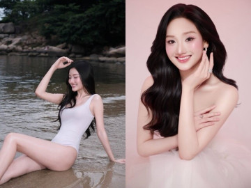 Đẹp - Mỹ nhân Thái Bình diện đồ bơi khoe da trắng nõn như bông bưởi, 26 tuổi đang học thạc sĩ, đam mê nghệ thuật