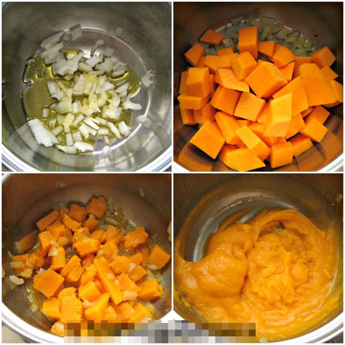 Cơm Risotto bí đỏ kiểu Ý - 3